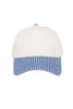 Light Blue and Navy Striped Blank Wholesale Vintage Hat