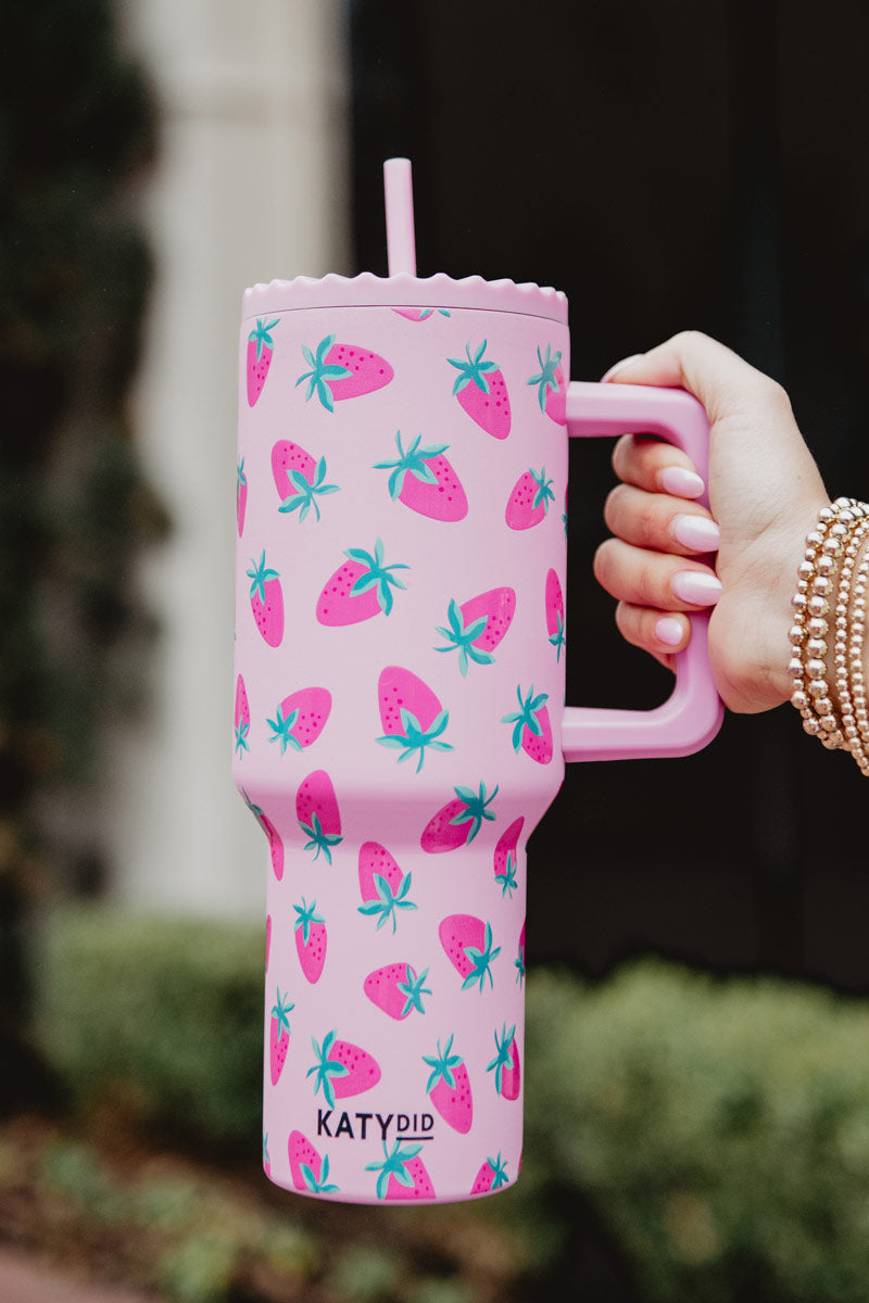 Subtle Strawberry Wholesale 38 Oz Tumbler