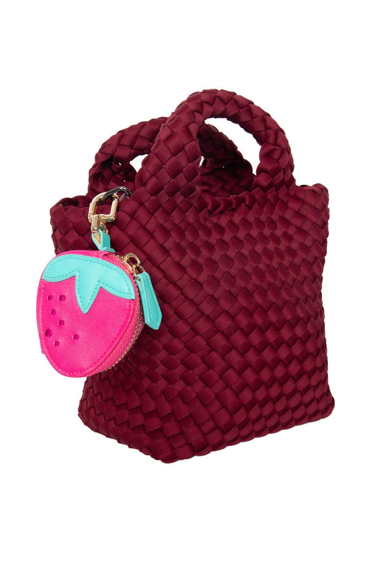 Strawberry Wholesale Coin Pouch Keychain