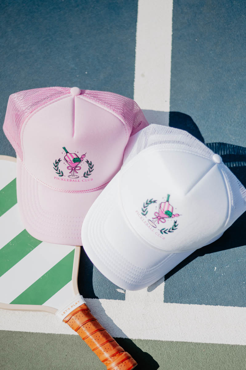 Pickleball Club Martini Wholesale Foam Trucker Hat