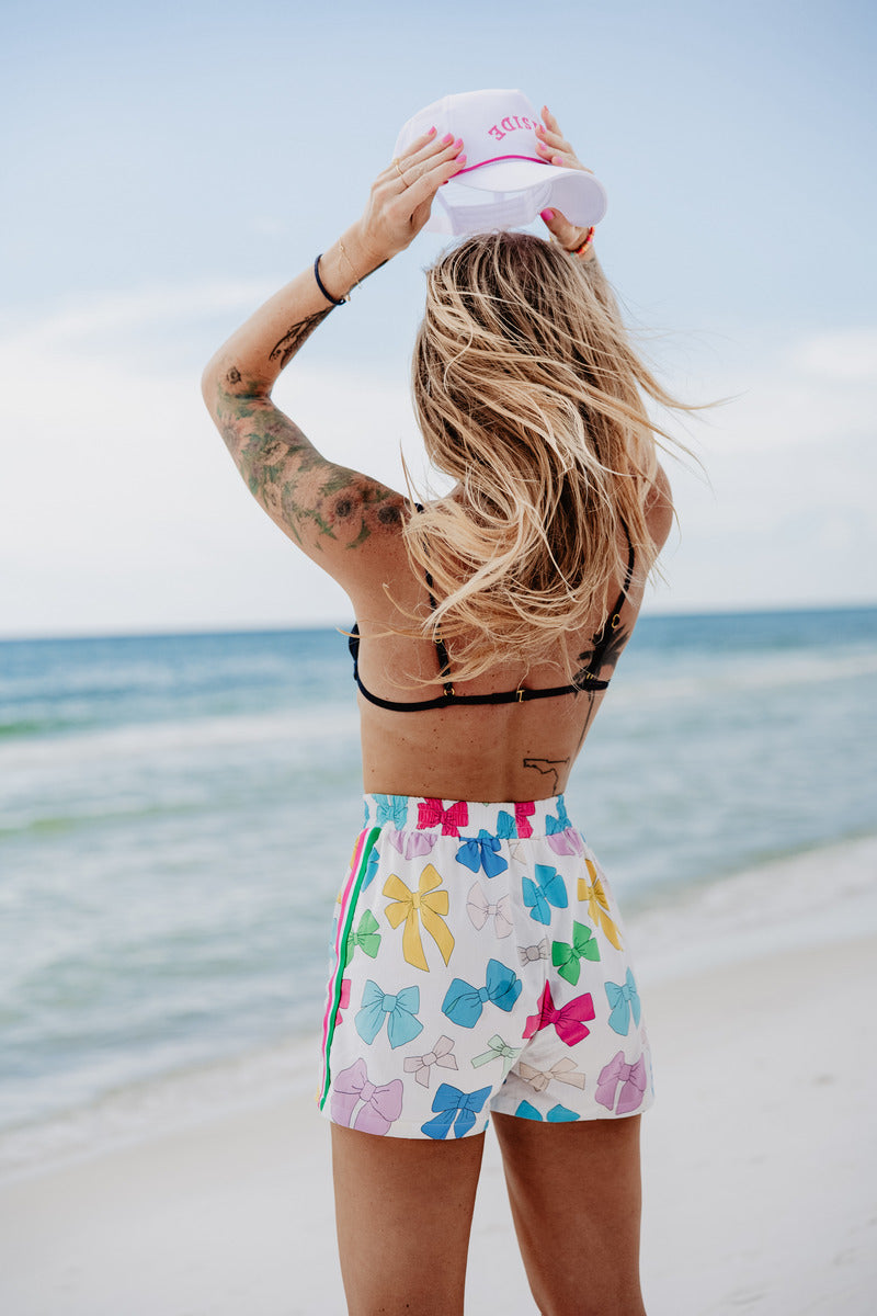 Multicolored Bows Wholesale Ladies Boxer Shorts