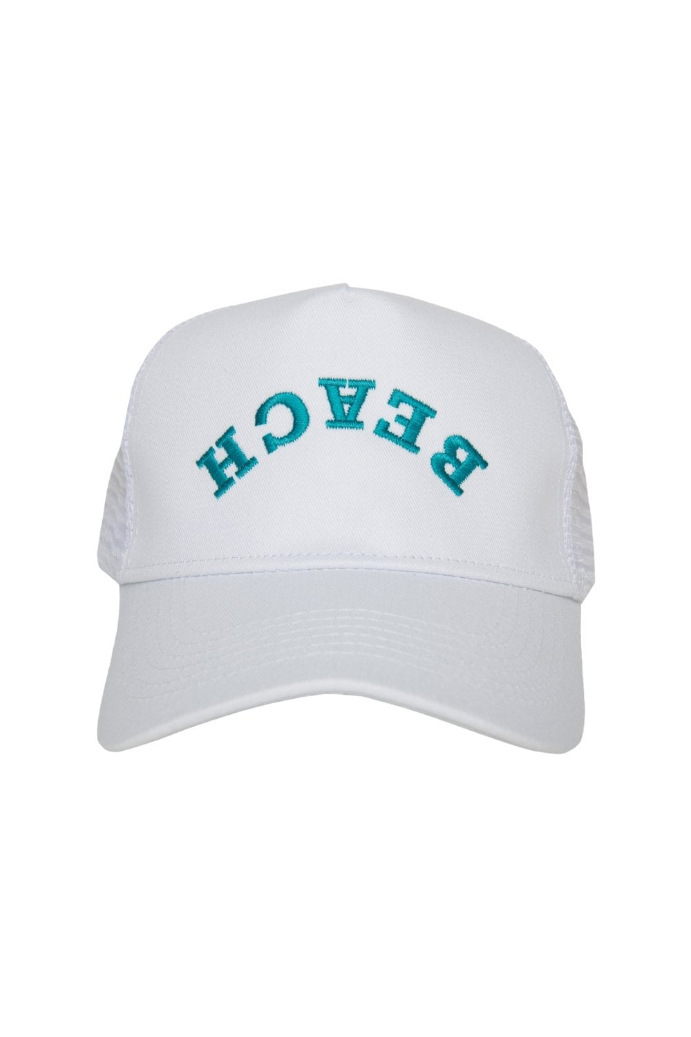 BEACH Upside Down Trucker Cap