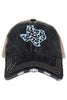 Blue Leopard Texas Wholesale Trucker Hat