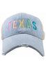 Texas (Multicolored) Wholesale Trucker Denim Hat