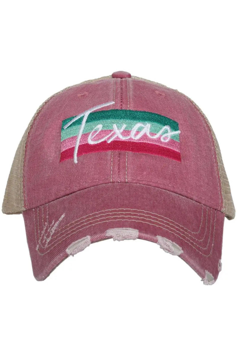 Texas Striped Wholesale Trucker Hats