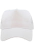 White Fabric Wholesale Blank Trucker Hat