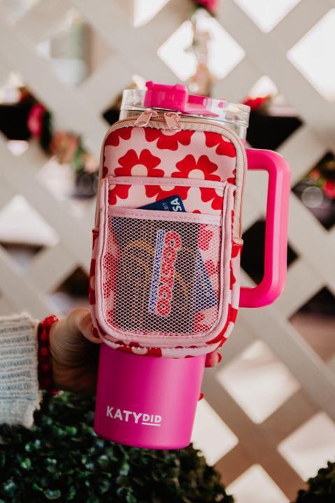 Flower Power Tumbler Pouch for Phone and Cards