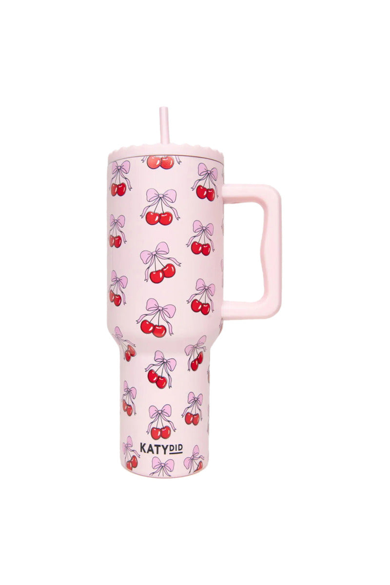 Cherry Bow Stainless Steel Wholesale Tumbler