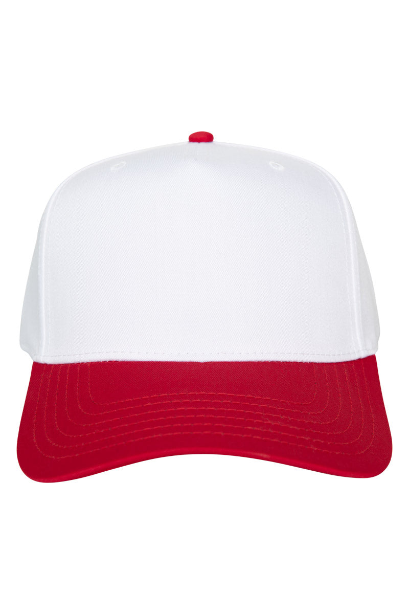 Red and White Wholesale Vintage Trucker Hat