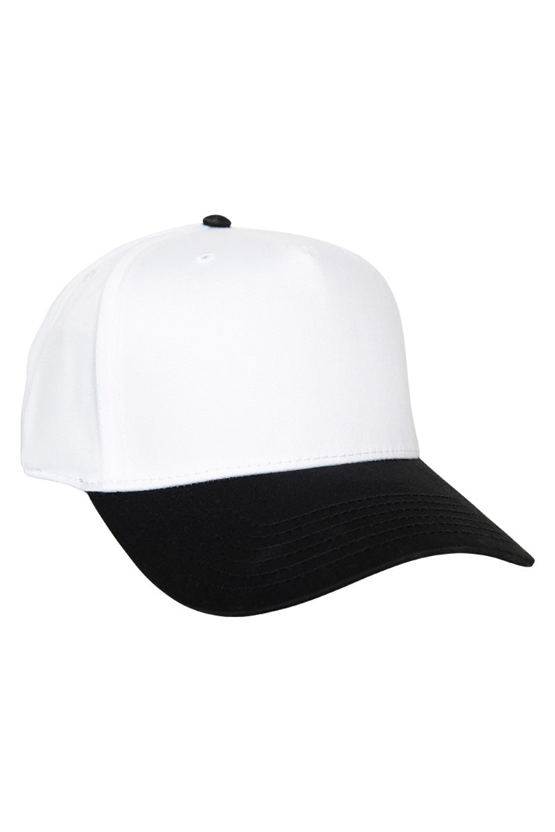 Black and White Wholesale Two-Toned Vintage Hat