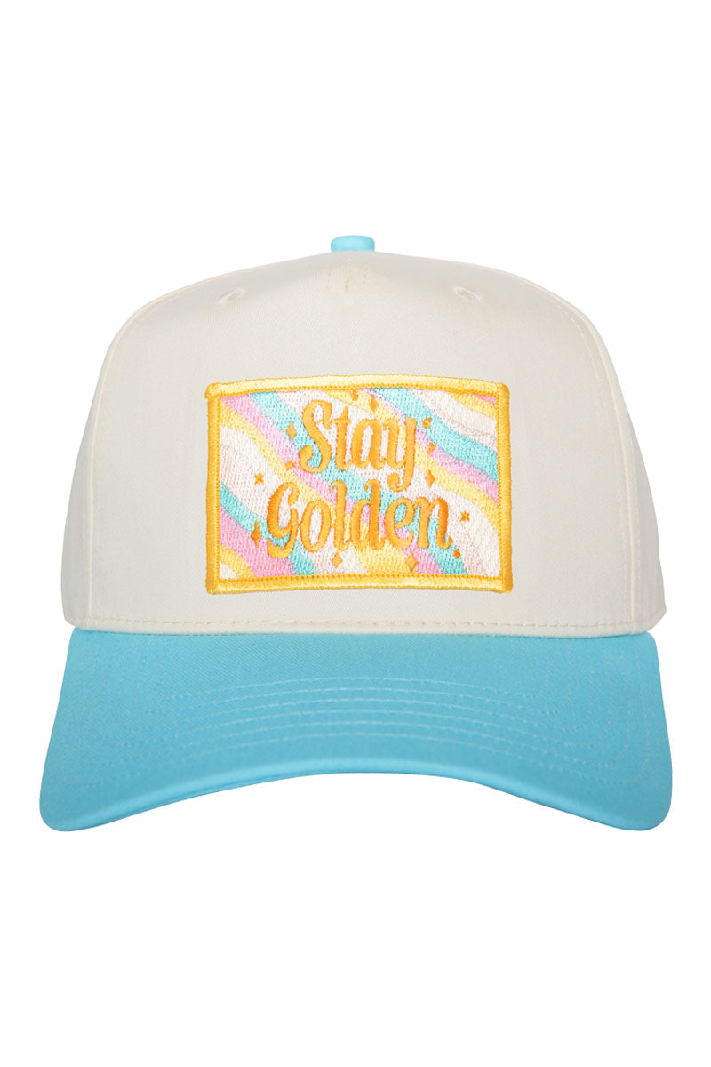 Stay Golden Patch Wholesale Vintage Trucker Hat