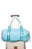 Light Blue Two Toned Wholesale Quilted Duffel Bag