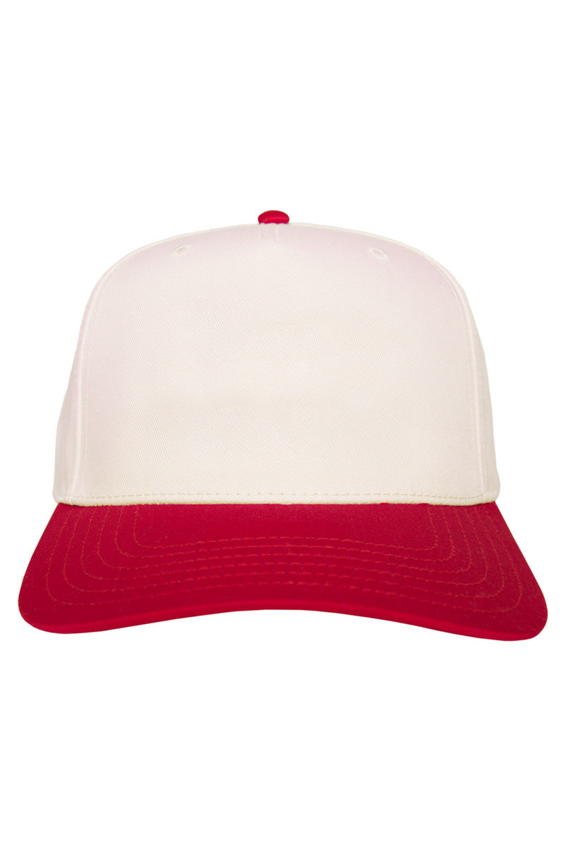 Red and Tan Two-Toned Wholesale Vintage Hat