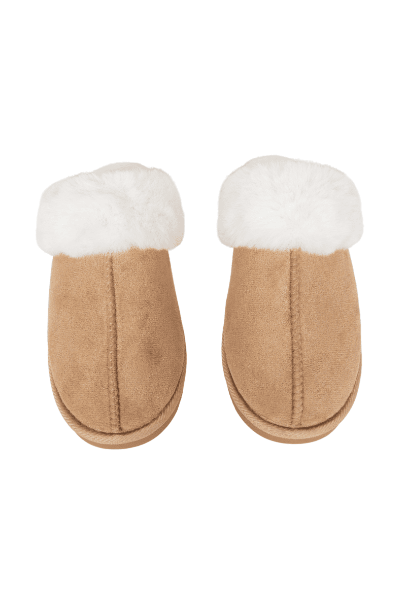 Sand Wholesale Faux Fur Cute Slippers