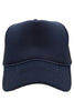 Navy Blue Wholesale Foam Blank Trucker Hat