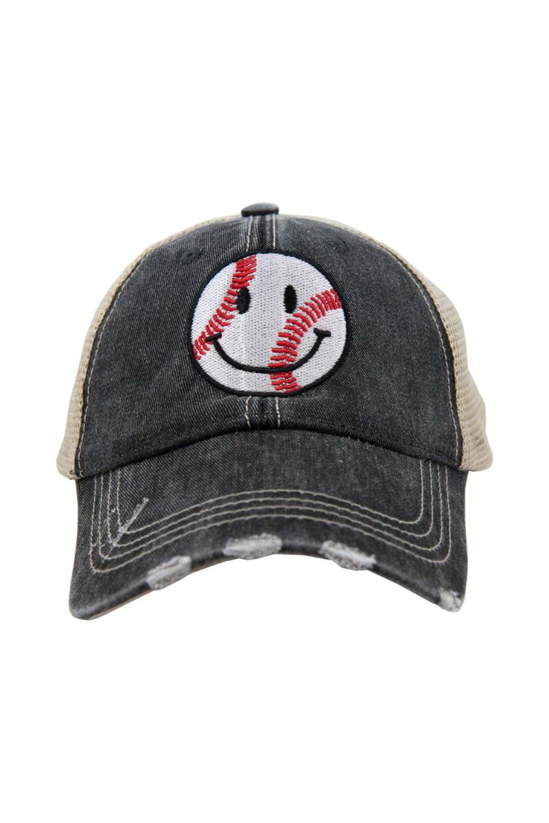 Baseball Happy Face Trucker Wholesale Cute Hat
