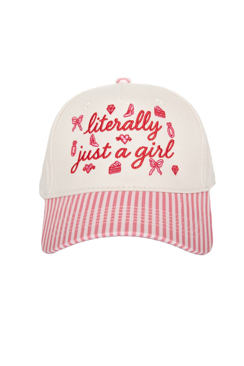Literally Just A Girl Doodles Wholesale Vintage Trucker Hats