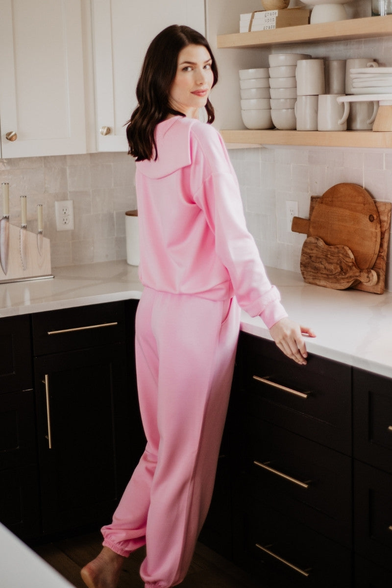 Pink Jogger Wholesale Lounge Set