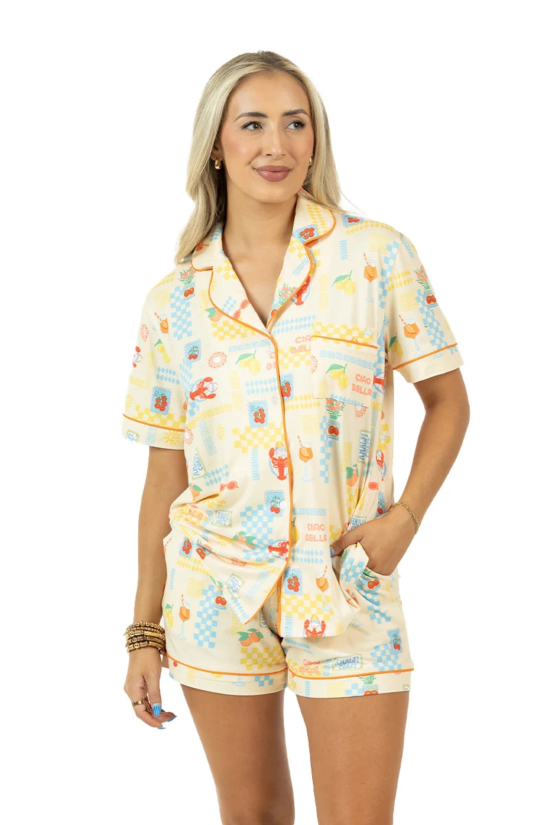 Italian Summer Wholesale Pajama Short Sets