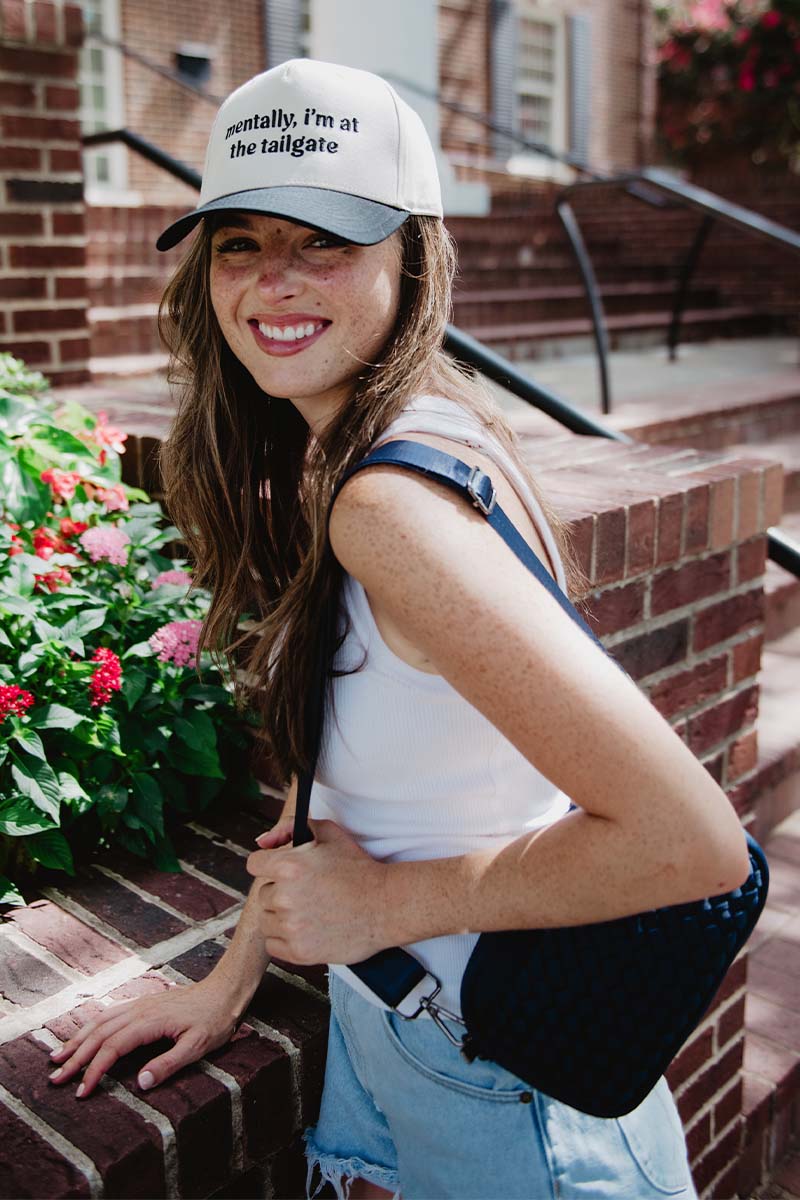 Mentally, I'm At The Tailgate Vintage Trucker Hats Wholesale
