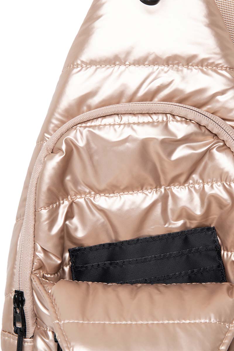 Champagne Metallic Wholesale Women's Sling Bag