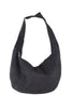 Black Suede Evening Tote Bag