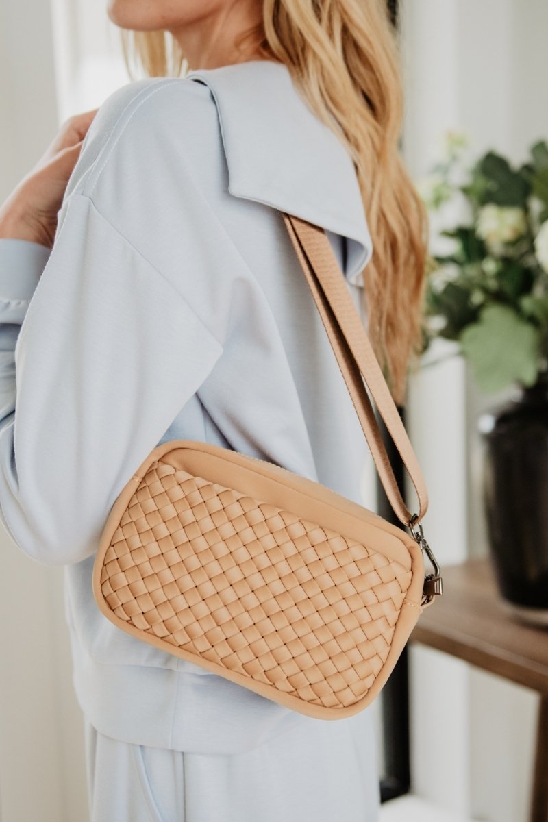 Camel Woven Wholesale Crossbody Bags Women