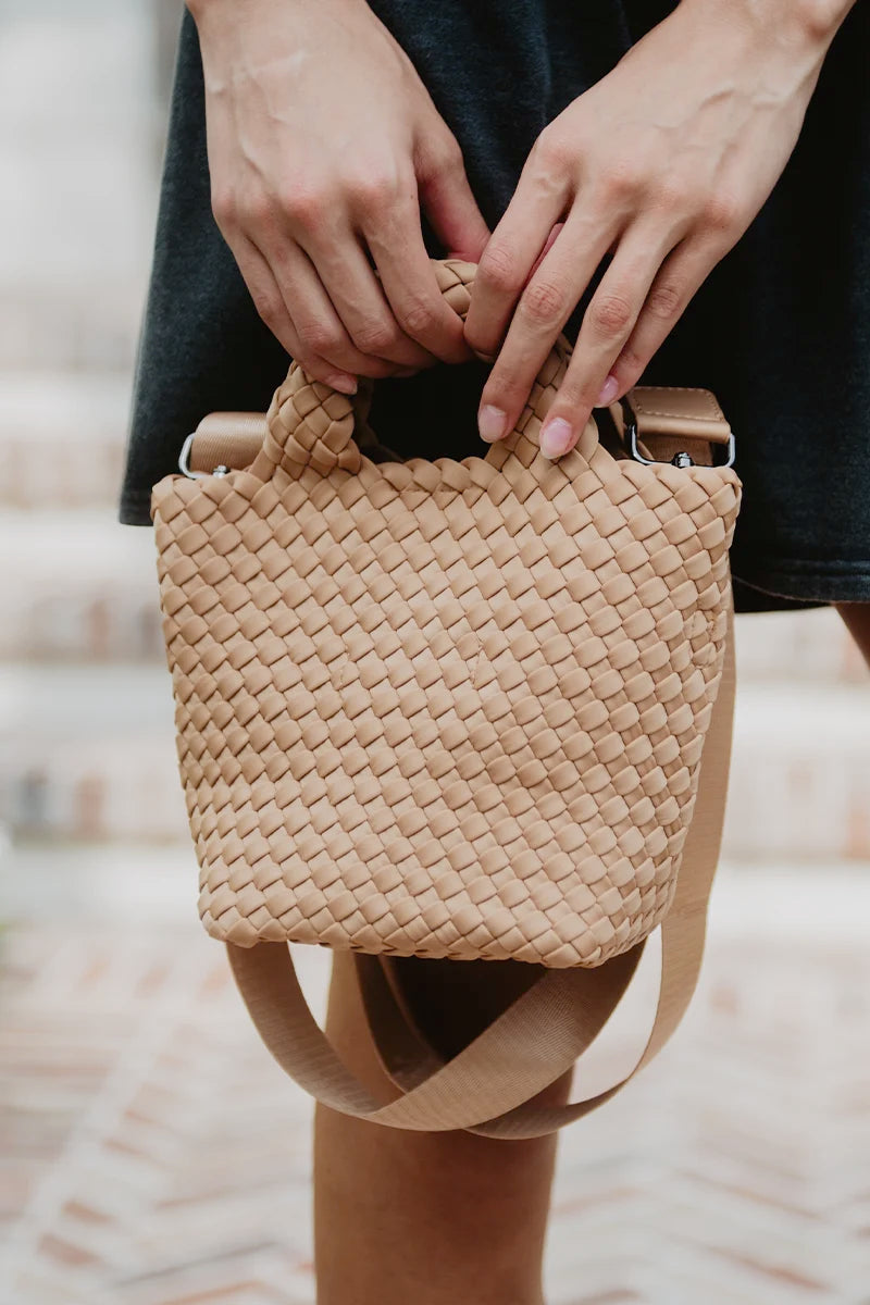 Camel Wholesale Crossbody Bucket Handbag